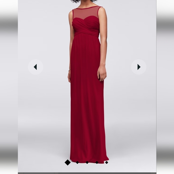 David's Bridal Dresses & Skirts - Red formal gown size 12